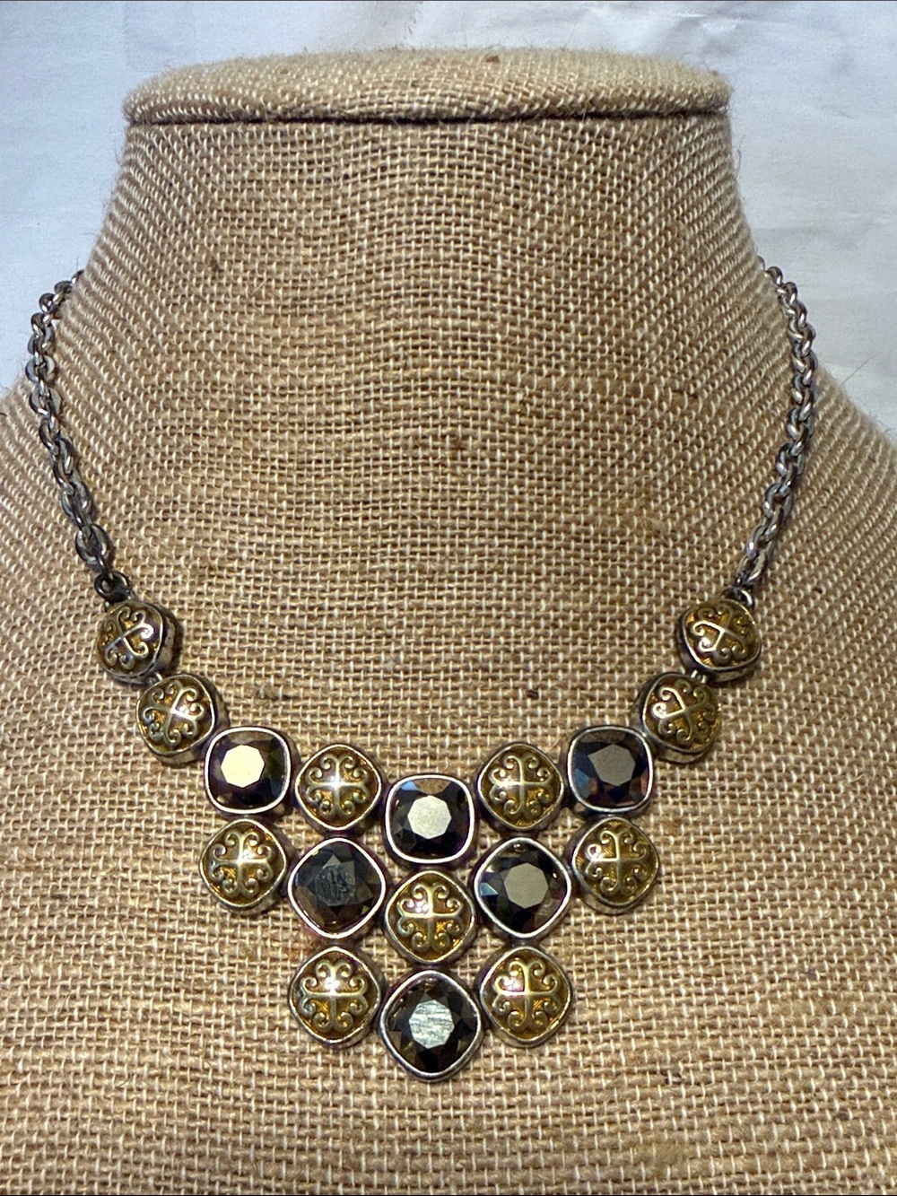 BRIGHTON Duchess Statement Necklace. Collar Necklace. Vintage